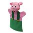 Pig green Hand Puppet MU-22649B Moravská ústredna Brno 4