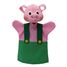 Pig green Hand Puppet MU-22649B Moravská ústredna Brno 1