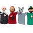 Set 4 Hand Puppets Red Riding Hood MU22757C Moravská ústredna Brno 1