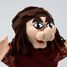 Witch hand puppet MU-22834C Moravská ústredna Brno 3