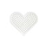 Small heart plate Midi plastic beads HAMA-236 Hama 1