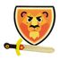 Lion sword and shield V2962 Vilac 1