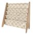 Beige checkerboard recycled fabric book rack EFK-107-016-020 3 Sprouts 1