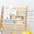Beige recycled fabric book rack EFK-107-016-019 3 Sprouts 5