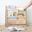Beige recycled fabric book rack EFK-107-016-019 3 Sprouts 8