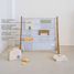 Blue gingham recycled fabric book rack EFK-107-016-018 3 Sprouts 5