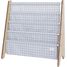Blue gingham recycled fabric book rack EFK-107-016-018 3 Sprouts 1