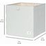 Green recycled fabric storage box EFK-107-002-026 3 Sprouts 2