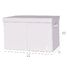 Light gray recycled fabric toy chest EFK-107-001-022 3 Sprouts 3