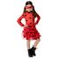 Ladybug dress and mask 5-8 years R300834 Rubies 1