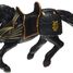 Horse figurine of the knight in black armor PA-39276 Papo 3