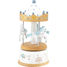 Little Musical Box Horse Carousel blue white UL4129 Ulysse 4