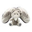 Flipetz Plush toy Elephant Eggplant DE-80103 Les Déglingos 4