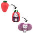 Flipetz Plush toy Owl Strawberry DE-80104 Les Déglingos 2