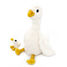 Goose plush toy mother and her white baby DE76000 Les Déglingos 1