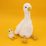 Goose plush toy mother and her white baby DE76000 Les Déglingos 3