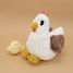 Hen plush toy mother and her baby DE76010 Les Déglingos 4