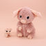 Pig plush toy mother and her pink baby DE76020 Les Déglingos 3
