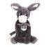 Donkey plush toy mother and her grey baby DE76030 Les Déglingos 3
