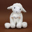 Sheep plush toy mother and her white baby DE76060 Les Déglingos 3