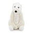 Polar bear plush toy mother and her white baby DE76110 Les Déglingos 5