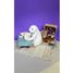 Polar bear plush toy mother and her white baby DE76110 Les Déglingos 8