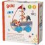 Pull-along ship with bead maze GK54849 Goki 3