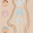 Human body puzzle, boy GK57361 Goki 7