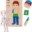 Human body puzzle, boy GK57361 Goki 2