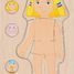 Human body puzzle, girl GK57362 Goki 2