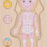 Human body puzzle, girl GK57362 Goki 3