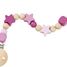 Lucky star pink, pacifier chain SE64013 Selecta 1