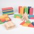Rainbow Wooden Jumbo Block Set TK-73450 TickiT 6