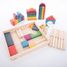 Rainbow Wooden Jumbo Block Set TK-73450 TickiT 5