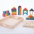 Rainbow Wooden Jumbo Block Set TK-73450 TickiT 3