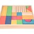 Rainbow Wooden Jumbo Block Set TK-73450 TickiT 1