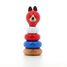 Lucien the dog stacking toy V8085R Vilac 2