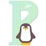 Letter P - Pingouin SE-83016 Sevi 2