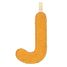 Letter J phosphorescent LL83871 Lilliputiens 1
