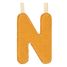 Letter N phosphorescent yellow LL83876 Lilliputiens 1