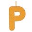 Letter P phosphorescent LL83879 Lilliputiens 1