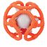 Set of 2 silicone balls orange grey NA879057 Nattou 1