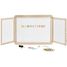Magnetic whiteboard with 2 panels JJ8807 Jeujura 1