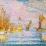 Lighthouse at Groix by Signac A1105-250 Puzzle Michele Wilson 2