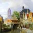 View of Oudewater by Koekkoek A296-650 Puzzle Michele Wilson 2
