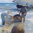 Fishermen by Sorolla A483-350 Puzzle Michele Wilson 2