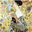 Lady with Fan by Klimt A515-80 Puzzle Michele Wilson 3