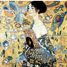 Lady with Fan by Klimt A515-80 Puzzle Michele Wilson 2