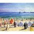 Beach at Sables d'Olonne by Marquet A649-350 Puzzle Michele Wilson 2