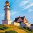 The Lighthouse at Two Lights Hopper A895-650 Puzzle Michele Wilson 2
